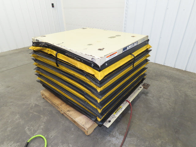 Airfloat Pneumatic Scissor Lift Table 4000lb 42x48" Top 24" Lift 32" Max Height