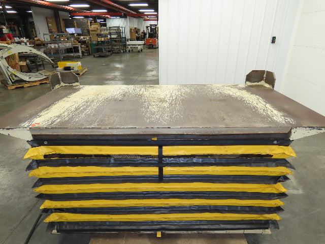 Airfloat Pneumatic Scissor Lift Table 4000lb 42x84" Top 24" Lift 35.5" Height