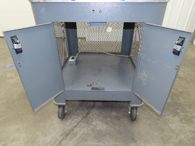 1" Aluminum Top Machine Mounting Base Welding Table 30"x30"x 37"H Cabinet
