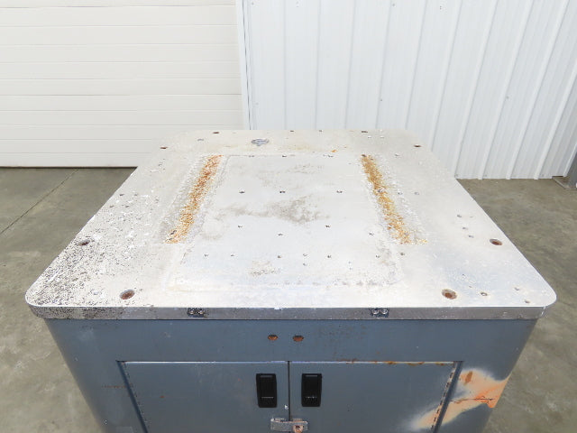 1" Aluminum Top Machine Mounting Base Welding Table 30"x30"x 37"H Cabinet