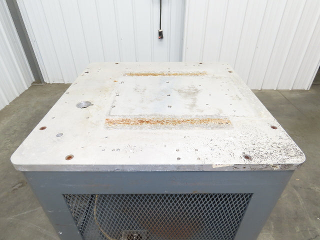 1" Aluminum Top Machine Mounting Base Welding Table 30"x30"x 37"H Cabinet