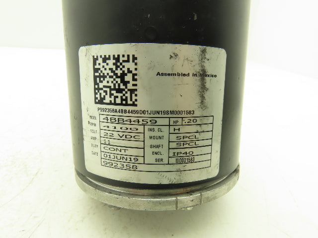 JLG 4BB4459 Direct Drive DC Motor 22V 4100rpm For 10MSP Mobile Stock Picker