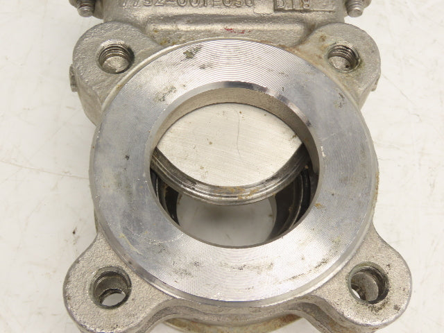 Velan L10-0320C-13BL 3" Stainless Knife Gate Valve Lug Style 316SS Rising Stem