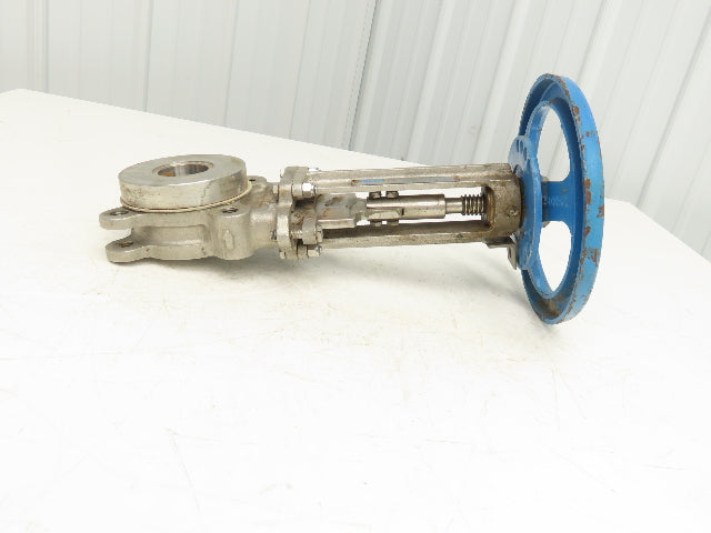 Velan L10-0320C-13BL 3" Stainless Knife Gate Valve Lug Style 316SS Rising Stem