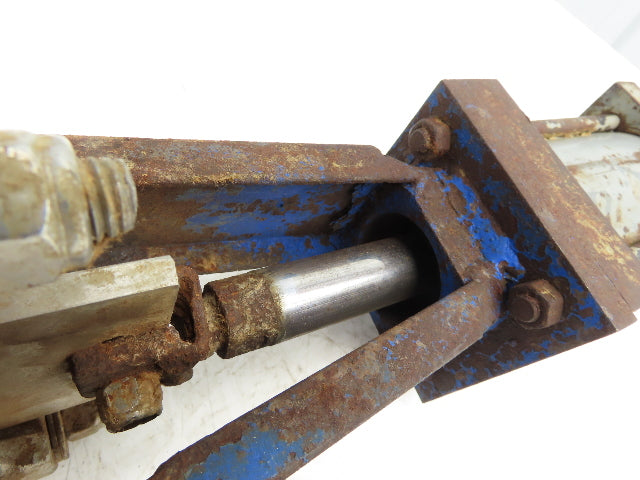 DeZurik 824 3" 304 Stainless Knife Gate Valve V-Port *Air Cylinder Actuated*