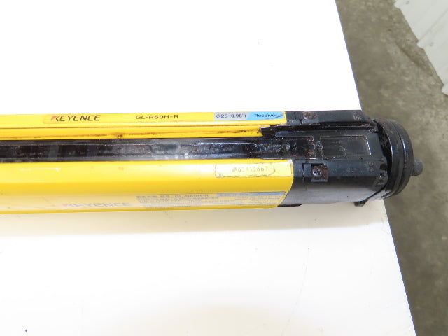 Keyence GL-R60H Safety Light Curtain Transmitter & Receiver Set 25mm 1180mm 15m