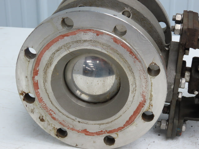 Jamesbury 5152W-31-3600TS 6" Stainless Ball Valve w/Pneumatic Actuator ST-400B
