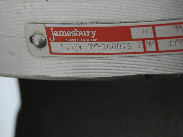 Jamesbury 5152W-31-3600TS 6" Stainless Ball Valve w/Pneumatic Actuator ST-400B