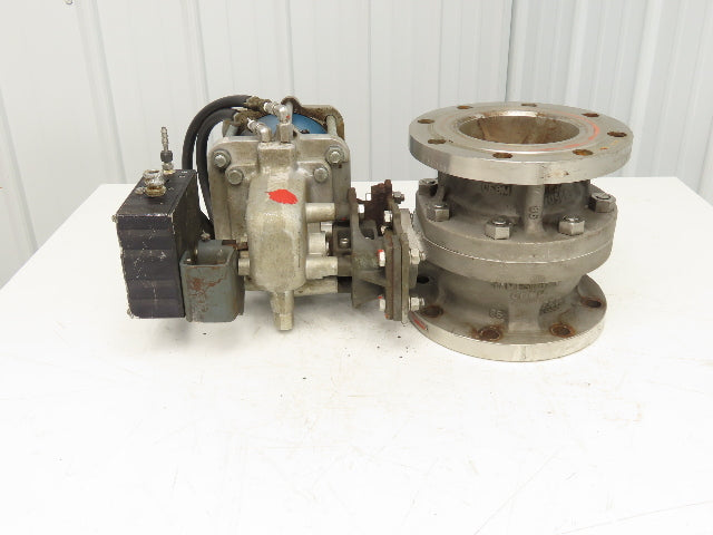 Jamesbury 5152W-31-3600TS 6" Stainless Ball Valve w/Pneumatic Actuator ST-400B
