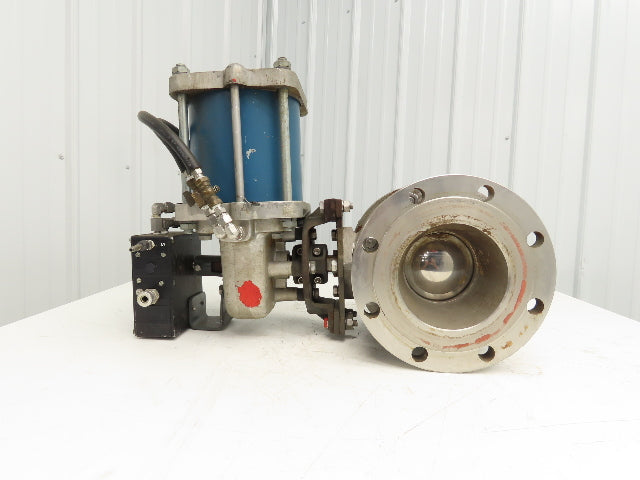 Jamesbury 5152W-31-3600TS 6" Stainless Ball Valve w/Pneumatic Actuator ST-400B