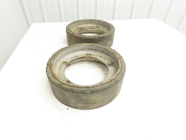 Solideal 994012810 Solid Tire And 5 Bolt Rim 323X100 From JLG 10MSP Lot of 2