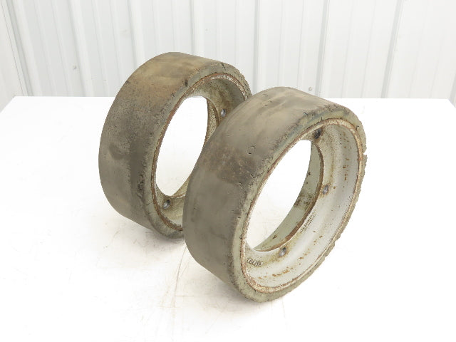 Solideal 994012810 Solid Tire And 5 Bolt Rim 323X100 From JLG 10MSP Lot of 2