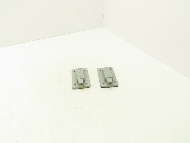 Appleton FSK1VTS External Operated Switch Weatherproof Device Box Cover Lot Of 2
