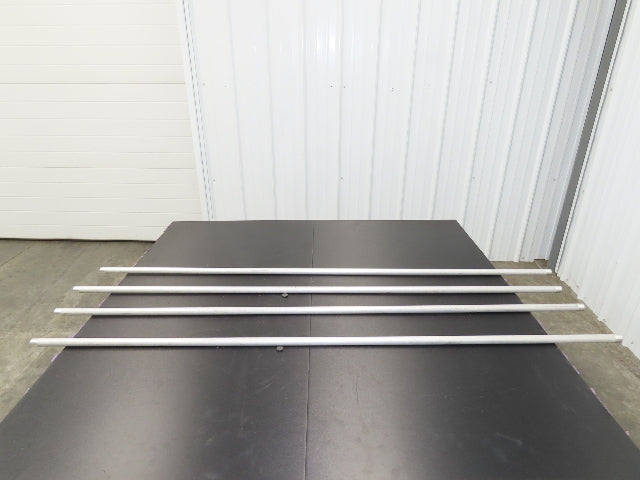 Kaiser B241-16 Aluminum 6061-T6 Seamless 1/2" Sch 40 Pipe 60" Threaded Lot of 4