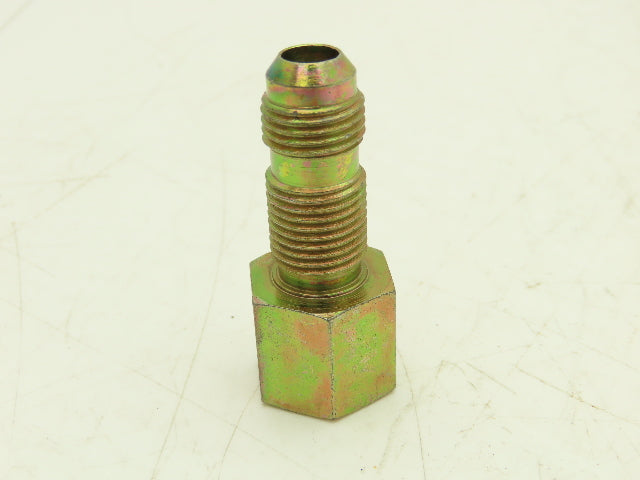 Weatherhead C-4-85 Bulkhead Tube Adapter 3/8" 37 Deg Tube to 1/4" NPT Lot of 23
