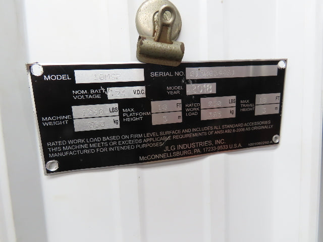 JLG 10MSP Mast Cover And Frame From Mobile Stock Picker Black 1001228538