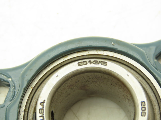 Dodge SCS 1-3/16 Light Duty 3-Bolt Flange Ball Bearing 1-3/16" Bore Lot of 3