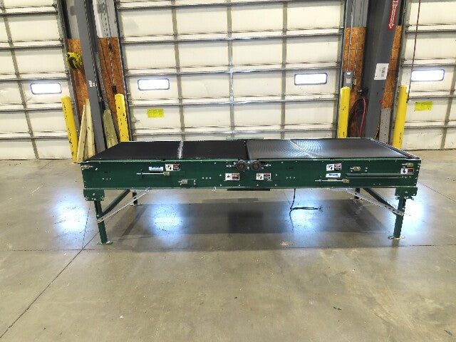 Dematic 39"x 10' Gapper Conveyor 34" Belt 2-Speed Package Gapping 85/155fpm