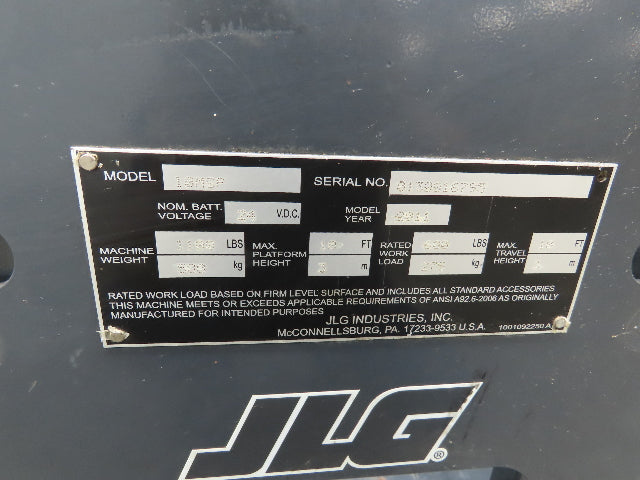 JLG 10MSP Safety Cage Platform Basket Off Mobile Stock Picker Grey 1001204796