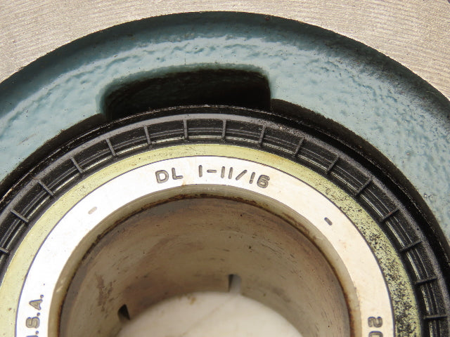 Dodge F4B-DL-111 4-Bolt Flange Mount Ball Bearing 11/16" Shaft Size Lot of 2