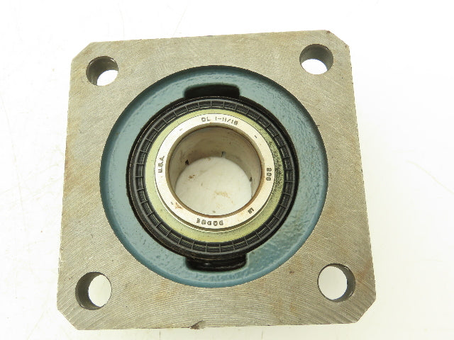 Dodge F4B-DL-111 4-Bolt Flange Mount Ball Bearing 11/16" Shaft Size Lot of 2
