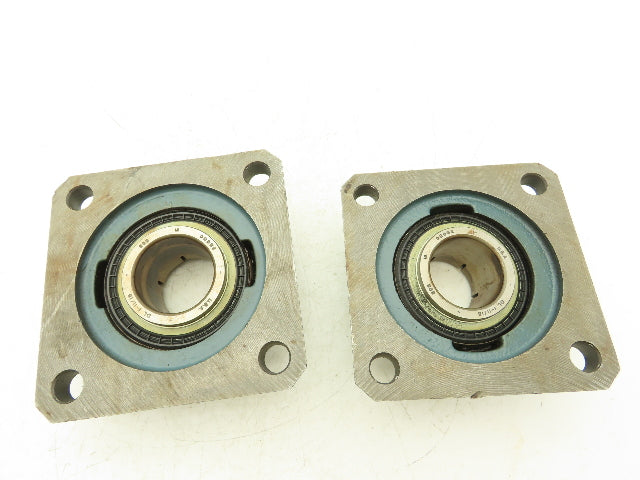 Dodge F4B-DL-111 4-Bolt Flange Mount Ball Bearing 11/16" Shaft Size Lot of 2