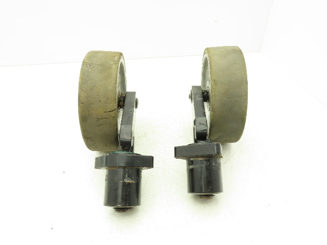 JLG 1001228850 Solid Tire Caster Wheel Off JLG 10MSP Picker Right & Left Set