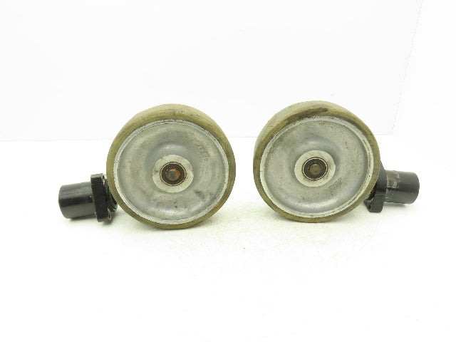 JLG 1001228850 Solid Tire Caster Wheel Off JLG 10MSP Picker Right & Left Set