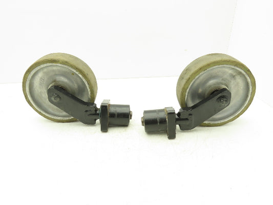 JLG 1001228850 Solid Tire Caster Wheel Off JLG 10MSP Picker Right & Left Set