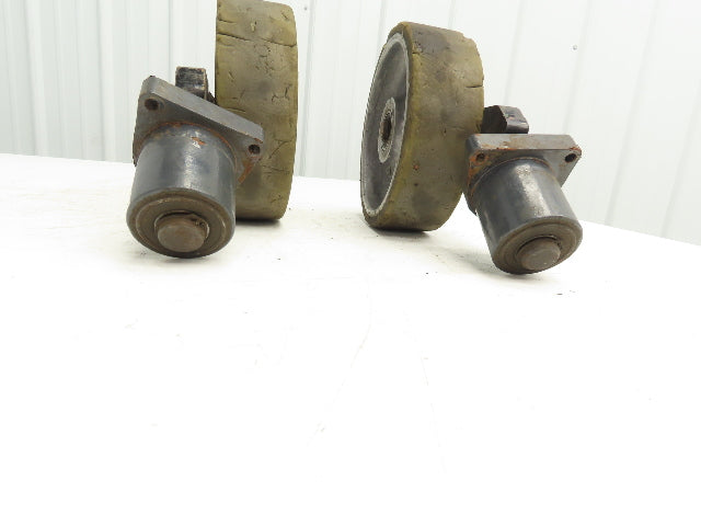 JLG 1001228850 Solid Tire Caster Wheel Off JLG 10MSP Mobile Stock Picker Lot of 2