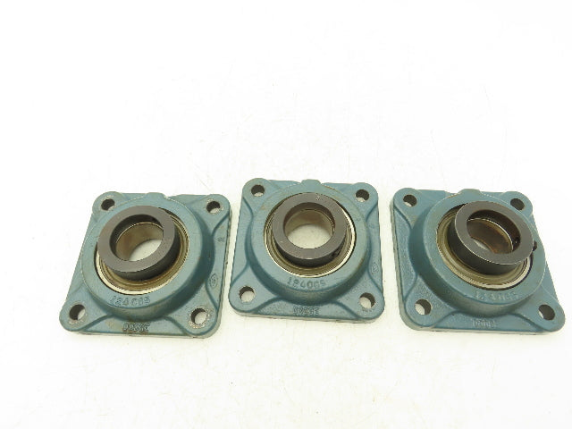 Dodge F4B-SX 4-Bolt Flange Mount Ball Bearing 1-11/16" Shaft Size Lot of 3