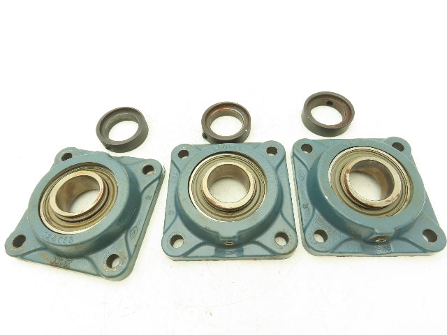 Dodge F4B-SX 4-Bolt Flange Mount Ball Bearing 1-11/16" Shaft Size Lot of 3