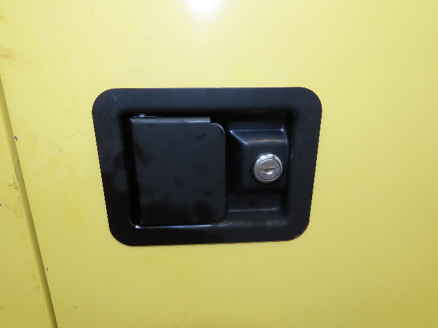 Securall A130 Yellow Flammable Safety Cabinet Dual Door 30 Gallon Liquid