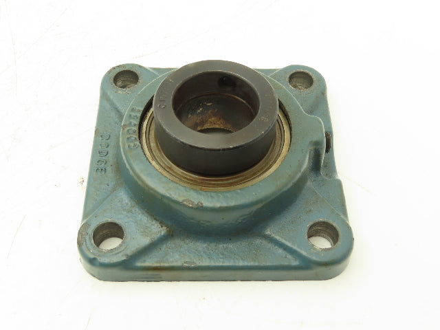 Dodge F4B-SXV-107 Flange Mount Ball Bearing 4-Bolt 1-7/16" Shaft Lot of 4