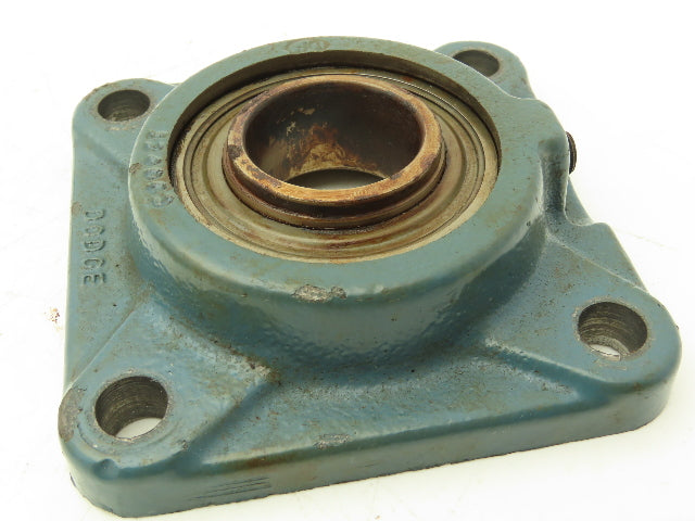 Dodge F4B-SXV-107 Flange Mount Ball Bearing 4-Bolt 1-7/16" Shaft Lot of 4