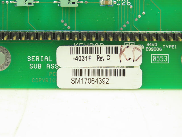 Hass 4031F Rev C Serial Keyboard Interface Circuit Board VF-Series CNC Mill