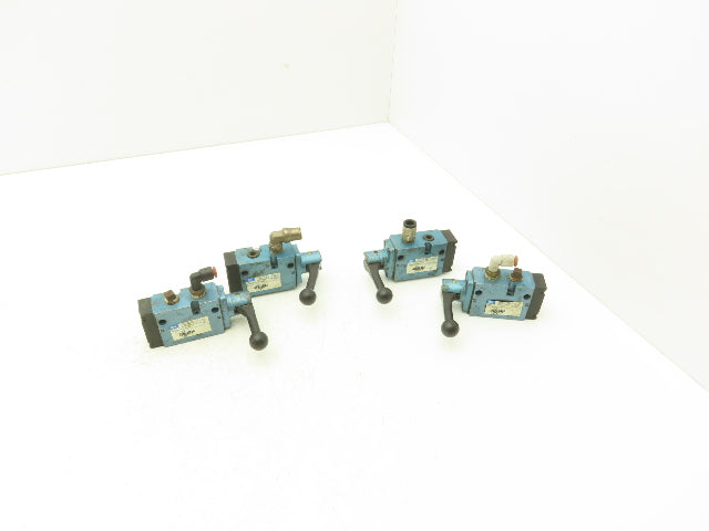 Mac 1800011120021 Pneumatic Air Hand Valve Single Pressure Port 1/4"NPT Lot of 4