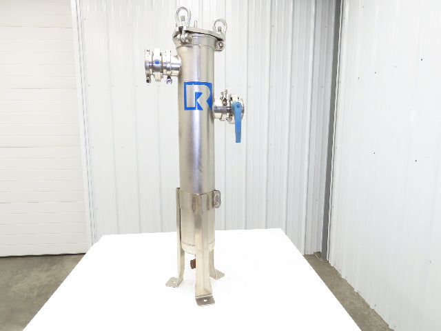 Rosedale 6-30-3SAN-2-150-SVSM30 Stainless Basket Strainer Bag Filter 3"Tri-Clamp