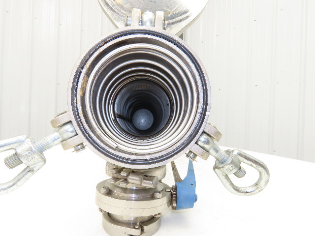 Rosedale 6-30-3SAN-2-150-SVSM30 Stainless Basket Strainer Bag Filter 3"Tri-Clamp