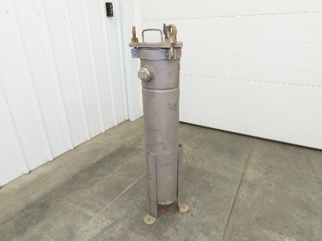 FSI BFNP12 316SS Stainless Basket Strainer #2 Bag Filter 2"NPT Side Ports 150psi
