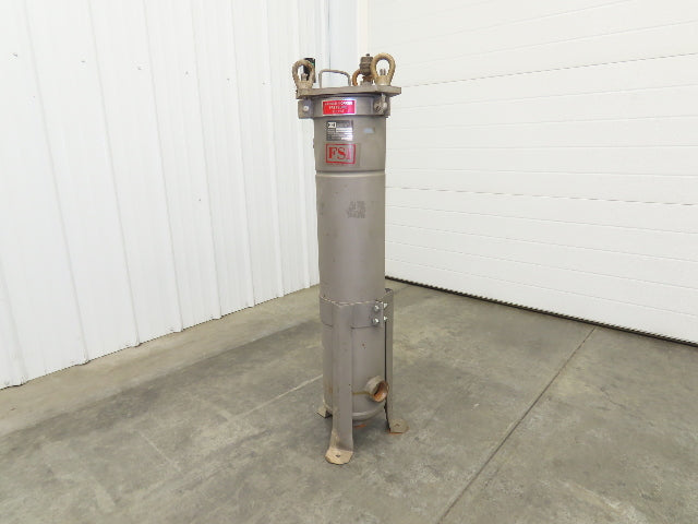 FSI BFNP12 316SS Stainless Basket Strainer #2 Bag Filter 2"NPT Side Ports 150psi