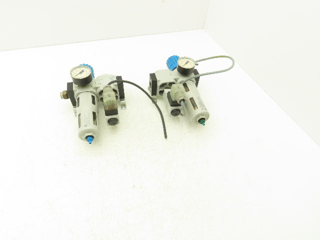 Festo LFR-D-MIDI Filter Regulator/Pressure Switch/Branching Module/ Lot of 2