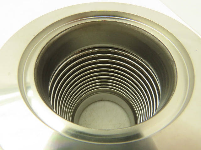 ISO 80 Stainless Flexible Vacuum Bellows 110mm Flange OD 150mm Length