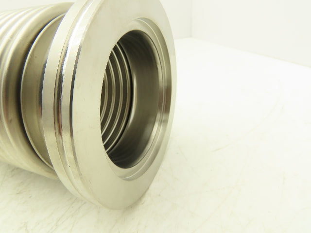ISO 80 Stainless Flexible Vacuum Bellows 110mm Flange OD 150mm Length