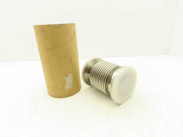 ISO 80 Stainless Flexible Vacuum Bellows 110mm Flange OD 150mm Length