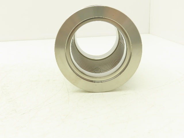 ISO 80 Stainless Flexible Vacuum Bellows 110mm Flange OD 150mm Length