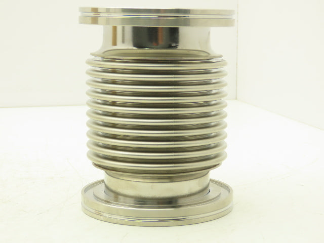 ISO 80 Stainless Flexible Vacuum Bellows 110mm Flange OD 150mm Length