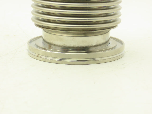 ISO 80 Stainless Flexible Vacuum Bellows 110mm Flange OD 150mm Length