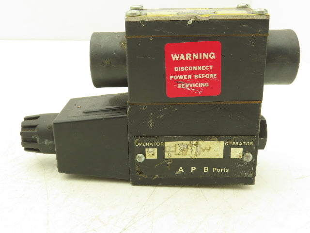 Parker D1VW20B540Y Hydraulic Directional Solenoid Pilot Valve 2-Pos D03 120V