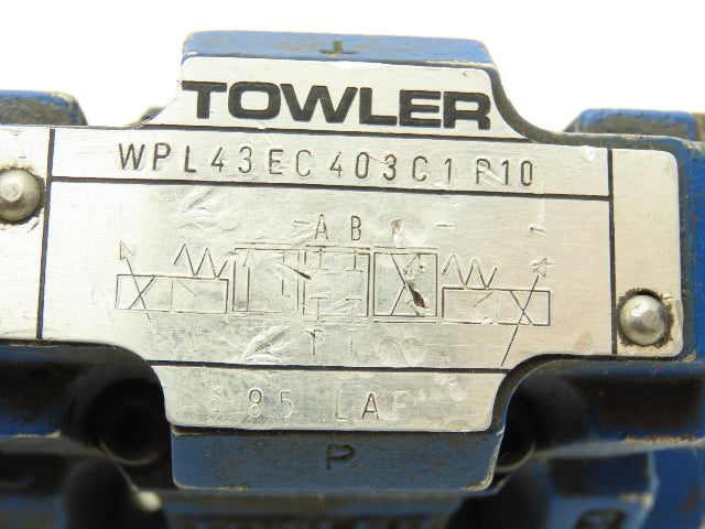 Towler Valve WPL43EC403C1P10 Proportional Solenoid Valve 24VDC GRFY 035 F20 D23
